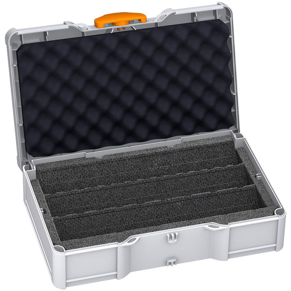 Router bit systainer³ S 76, configurable with EPP base insert S for router bits and lid insert S, vaulted