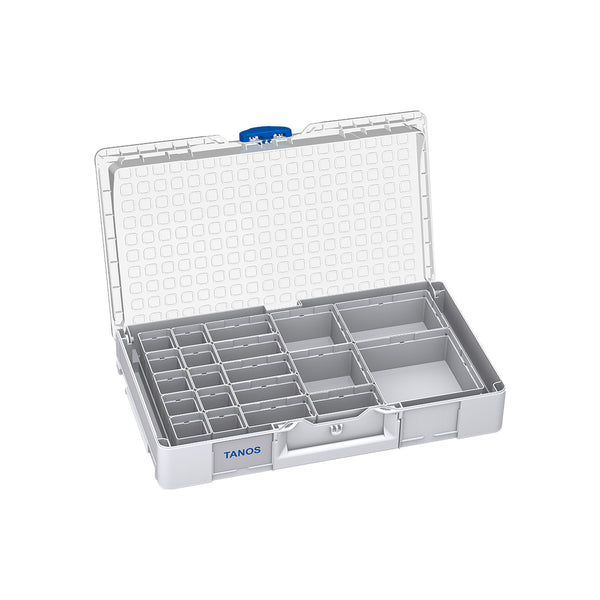 Systainer³ Organizer L 89 with 20 insert boxes, light grey (RAL 7035)