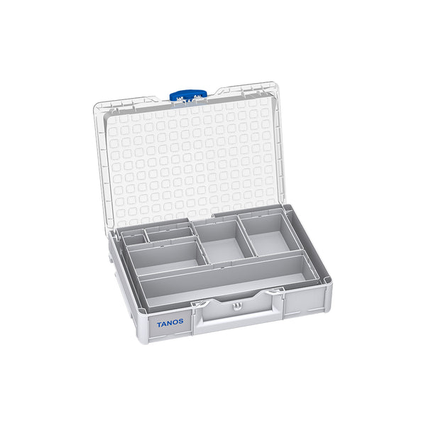 Systainer³ Organizer M 89 with 6 insert boxes, light grey (RAL 7035)